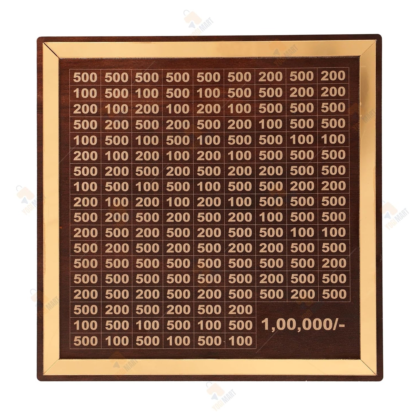 Wooden Money-Saving Box – ₹1,00,000 Challenge Piggy Bank